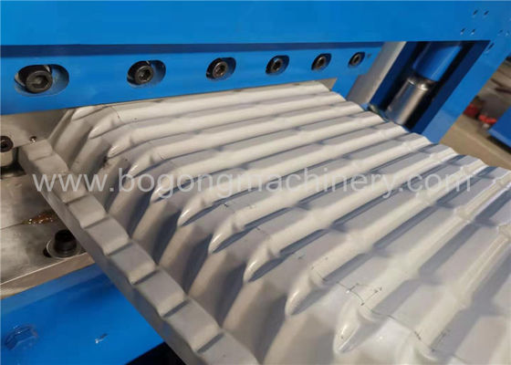 Low Noise Standing Seam Roll Forming Machine , Standing Seam Roof Crimper Curved Machine